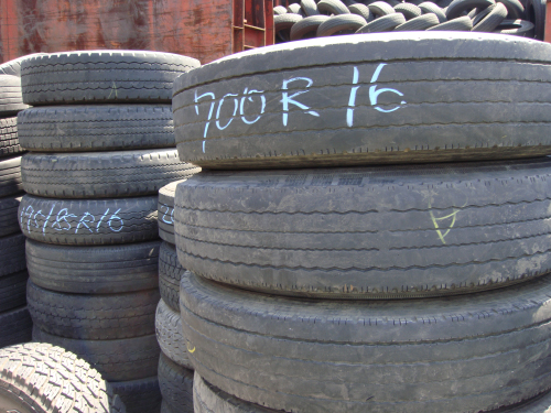 Used light truck tire casings for sale